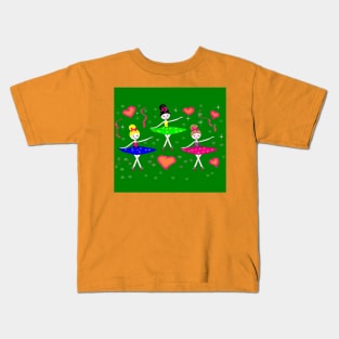 ballet dancers Kids T-Shirt